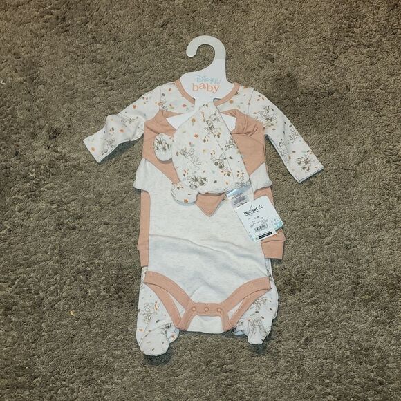 Mickey Mouse Thanksgiving Baby Boy and Girl Unisex Layette Gift Set, 5-Piece 18m - Picture 6 of 6